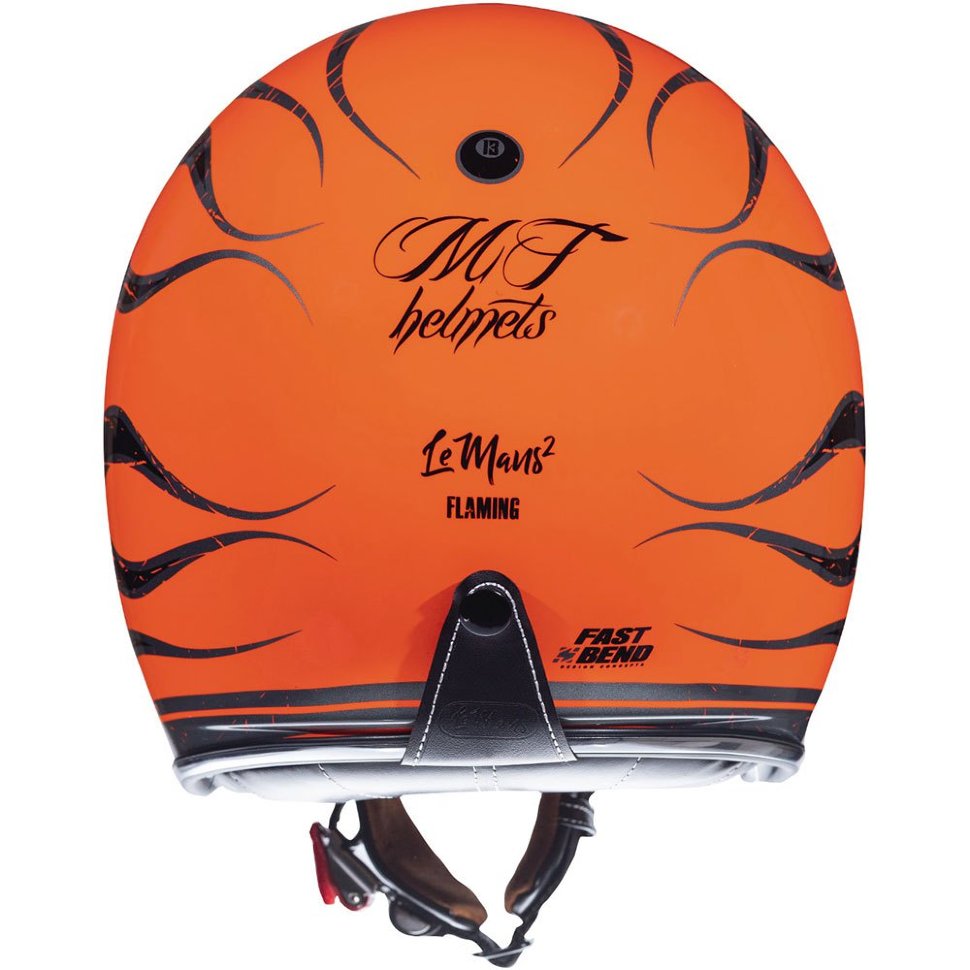 Мотошлем MT Helmets LE MANS 2 SV Flaming Gloss Fluor Orange