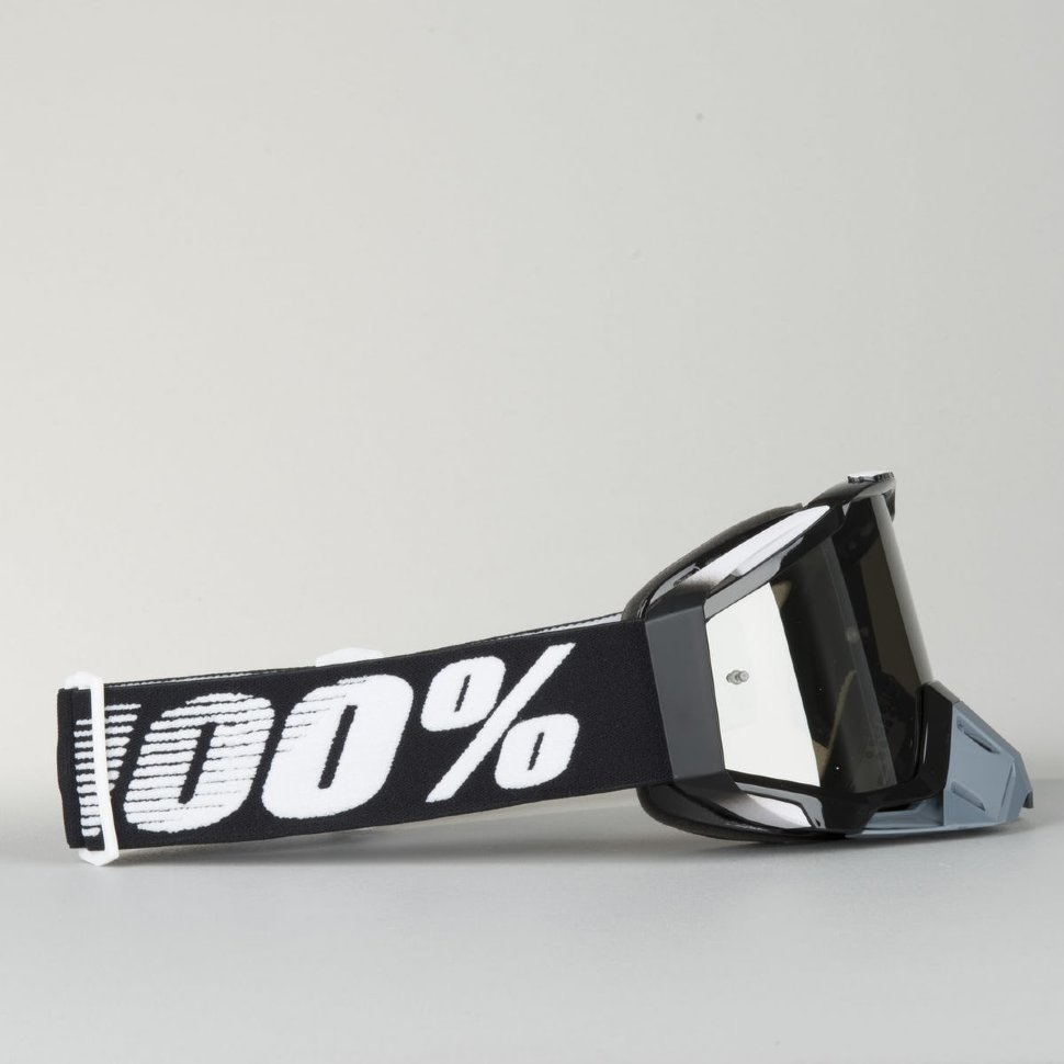 Мото очки 100% Racecraft Abyss Black Mirror Lens Silver (50110-001-02)