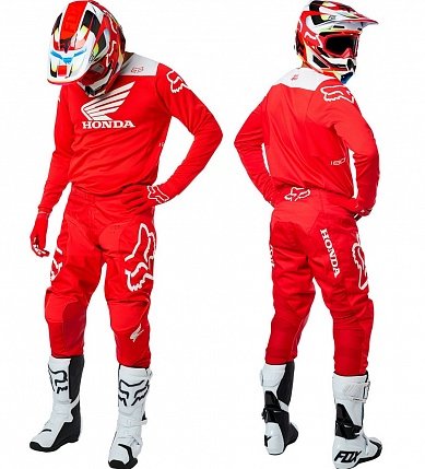 Мотоштани FOX 180 Honda Pant Red