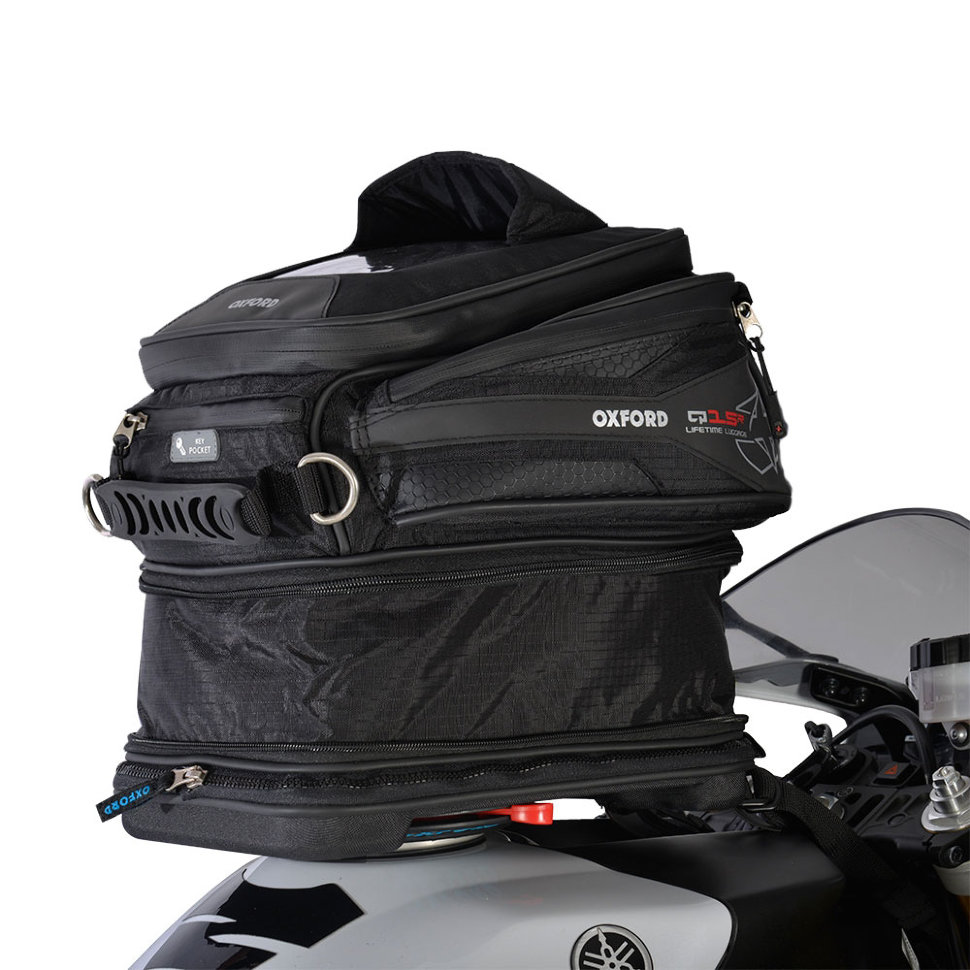 Мотосумки на бак Oxford Q15R QR Tank Bag Black (OL216)