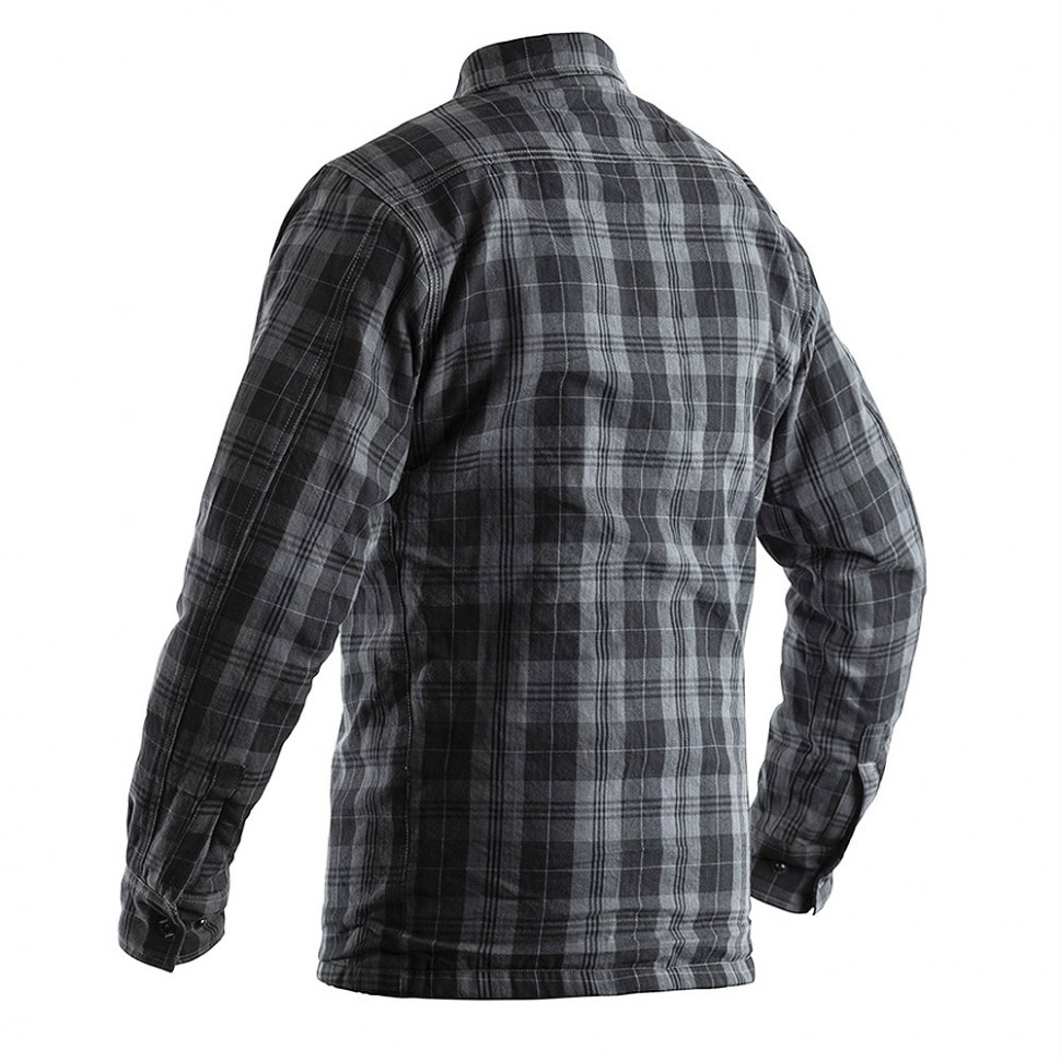 Моторубашка RST Lumberjack Reinforced Lined CE Mens Textile Shirt Grey Check