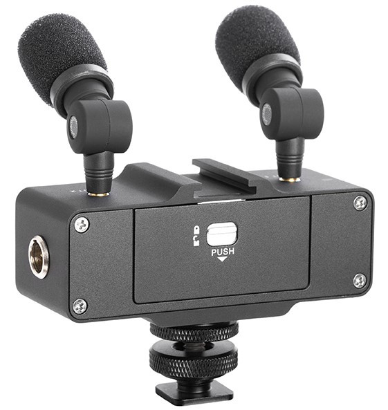 Микшер с двумя микрофонами Saramonic CaMixer