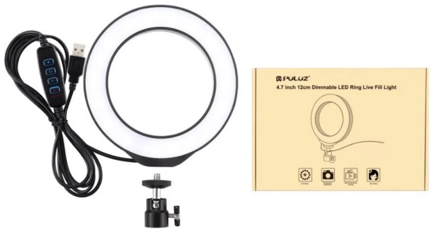 Кольцевой свет Puluz PU377 Ring Light 12 см. 8W (57785)