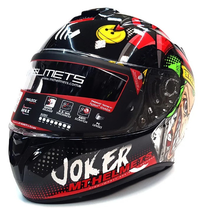 Мотошлем MT Helmets Targo Joker Gloss Black