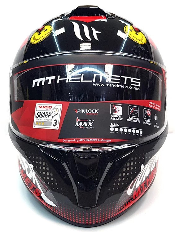 Мотошлем MT Helmets Targo Joker Gloss Black