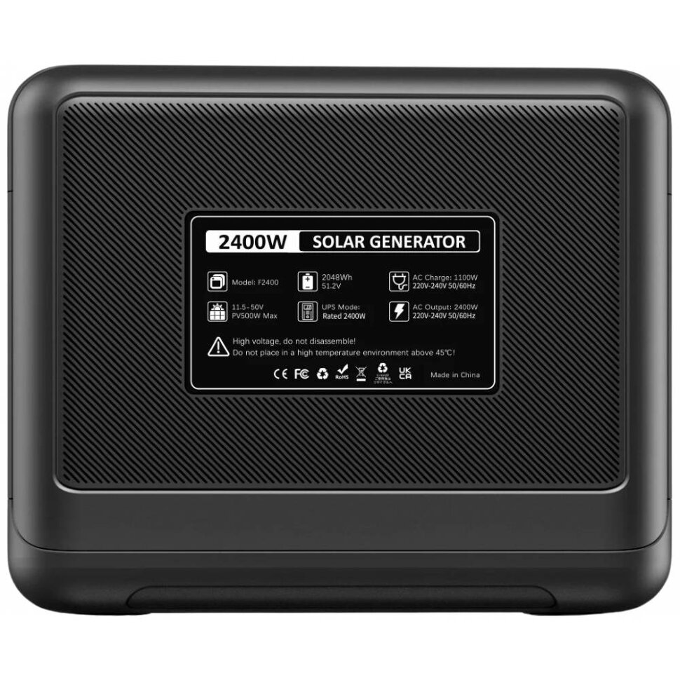 Зарядна станція Fossibot F2400 Black (2048 Вт·ч / 2400 Вт)