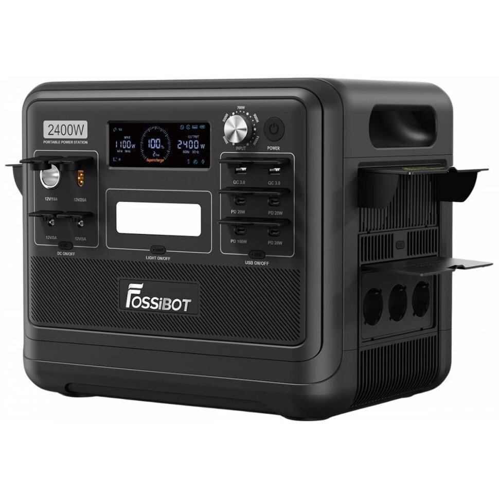 Зарядна станція Fossibot F2400 Black (2048 Вт·ч / 2400 Вт)