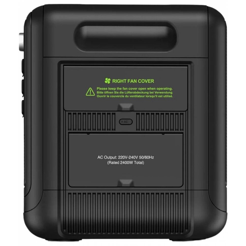 Зарядна станція Fossibot F2400 Black (2048 Вт·ч / 2400 Вт)