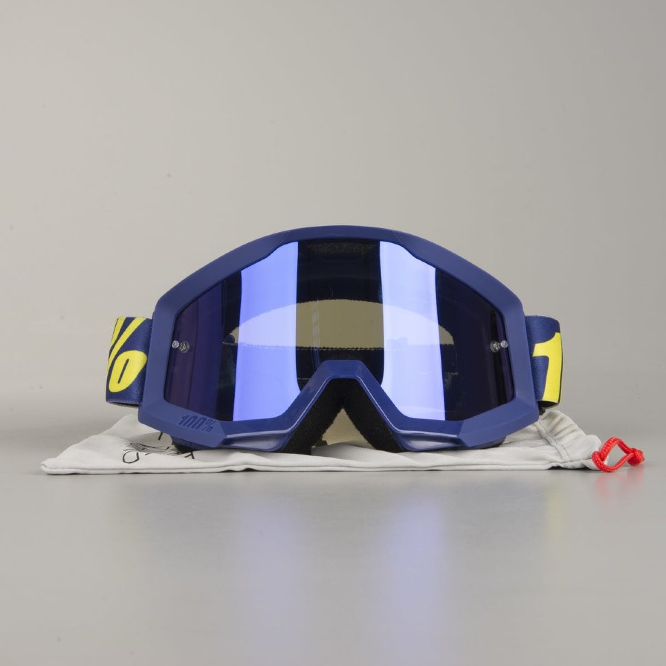 Мото очки 100% Strata Hope Mirror Lens Blue (50410-238-02)