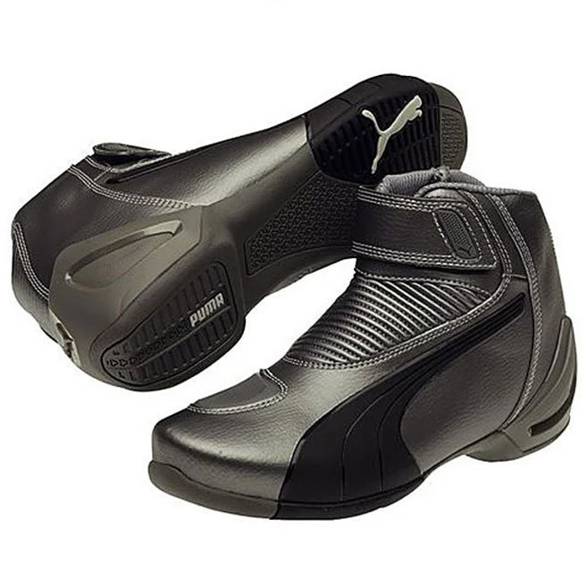 Мотоботы Puma Flat 2 V2 Warm Grey Metallic - купить в Украине | Moto Stuff