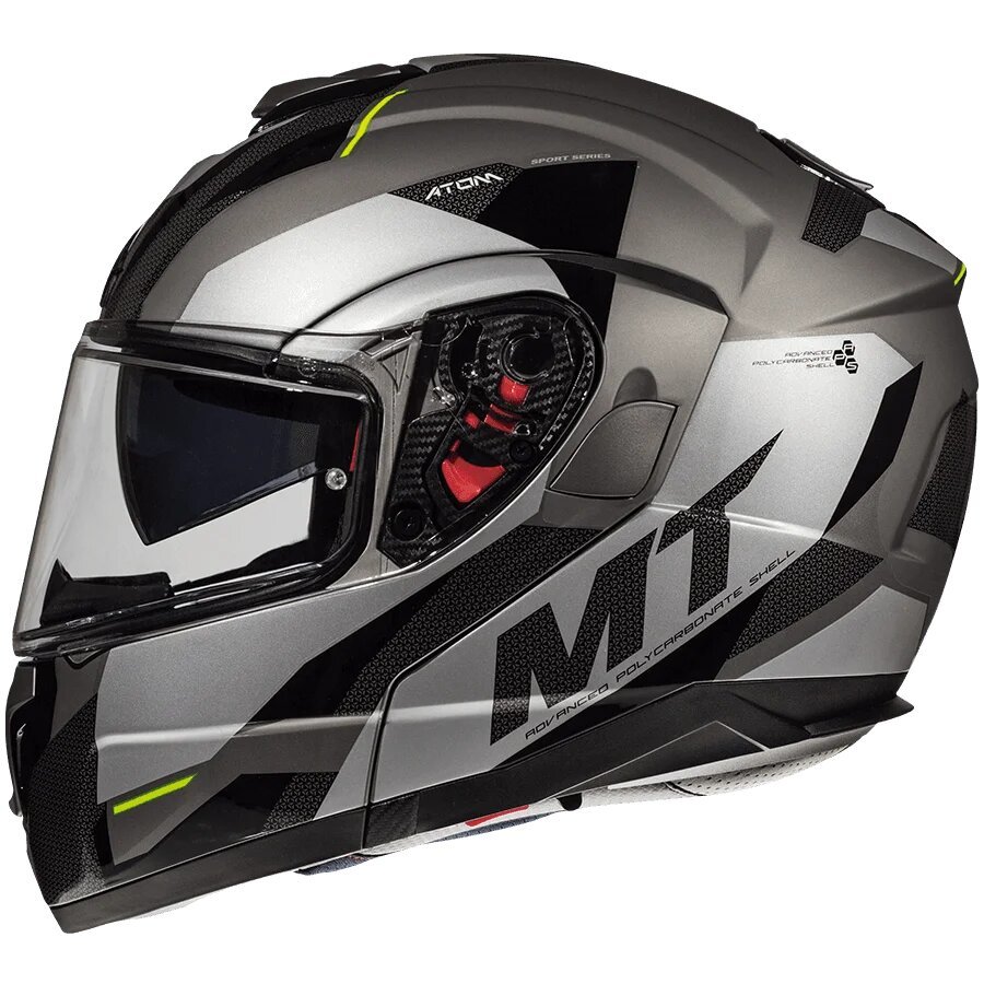 Мотошлем MT Helmets Atom SV Transcend Grey Mat