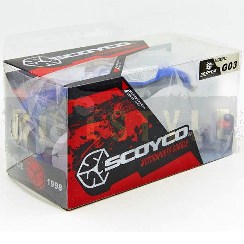 Мото очки Scoyco G03 Red