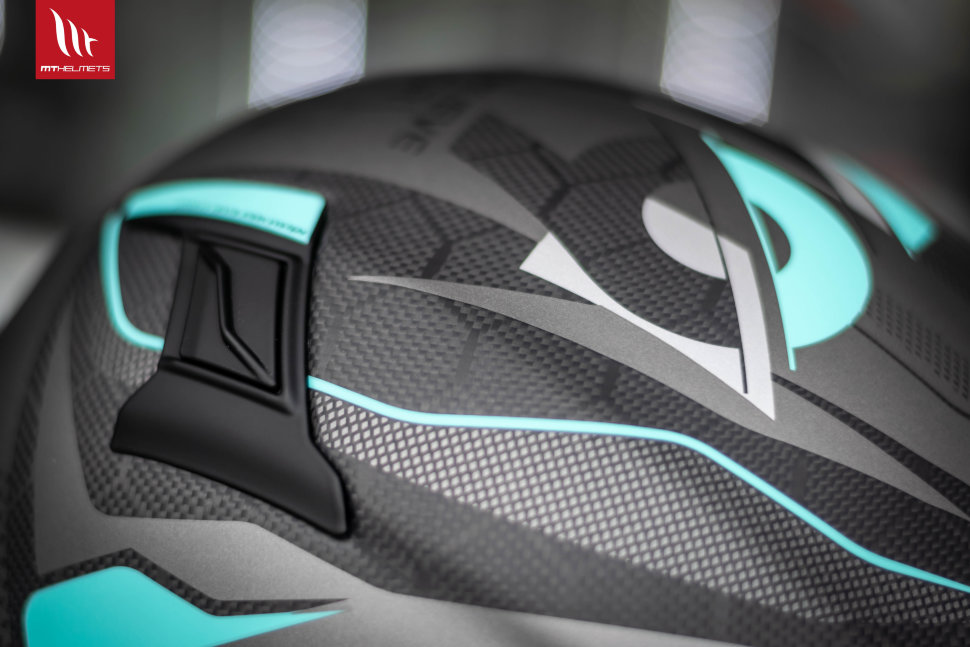 Мотошлем MT Helmets KRE Gloss Snake Carbon Gabri 2018 A8 Matt Black