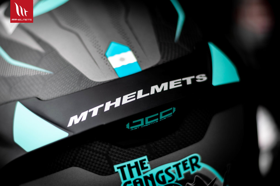 Мотошлем MT Helmets KRE Gloss Snake Carbon Gabri 2018 A8 Matt Black