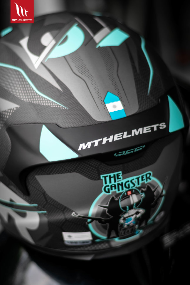 Мотошлем MT Helmets KRE Gloss Snake Carbon Gabri 2018 A8 Matt Black