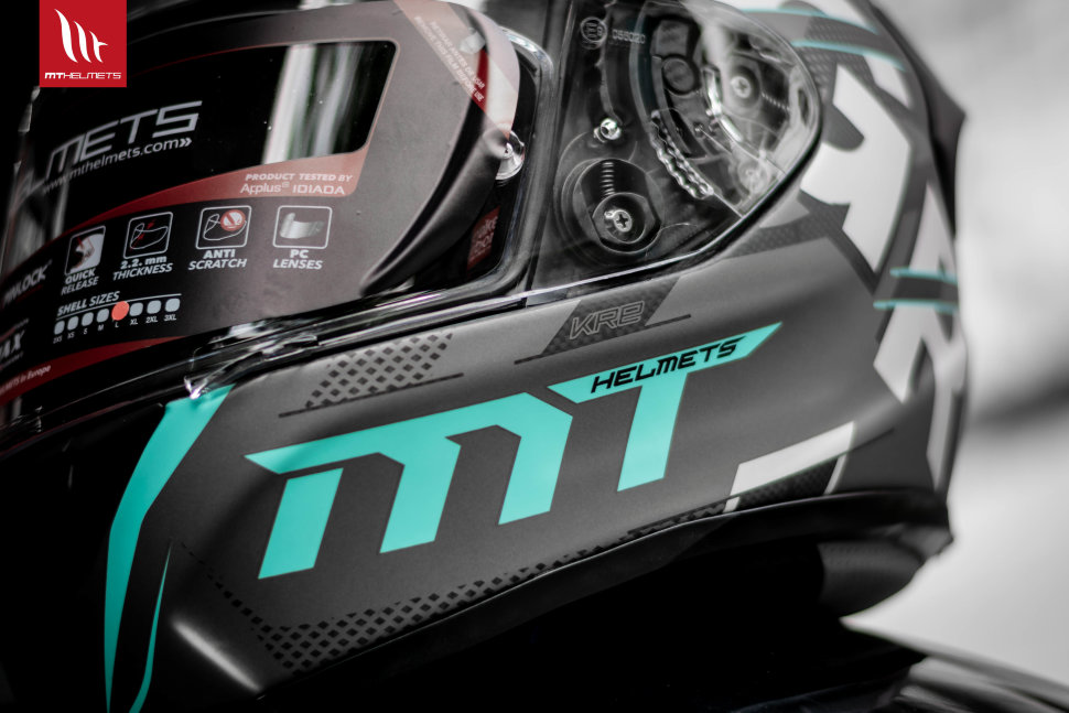 Мотошлем MT Helmets KRE Gloss Snake Carbon Gabri 2018 A8 Matt Black