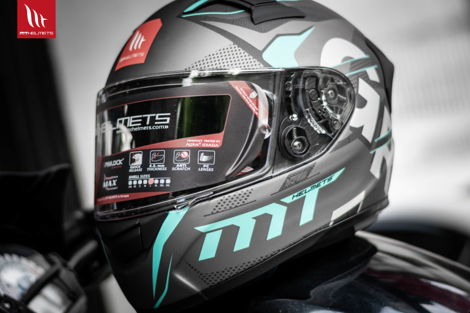 Мотошлем MT Helmets KRE Gloss Snake Carbon Gabri 2018 A8 Matt Black