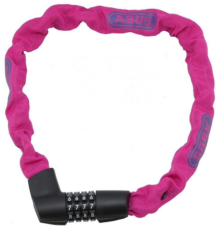 Мотозамок с цепью ABUS 1385/75 Tresor Neon Pink (712654)