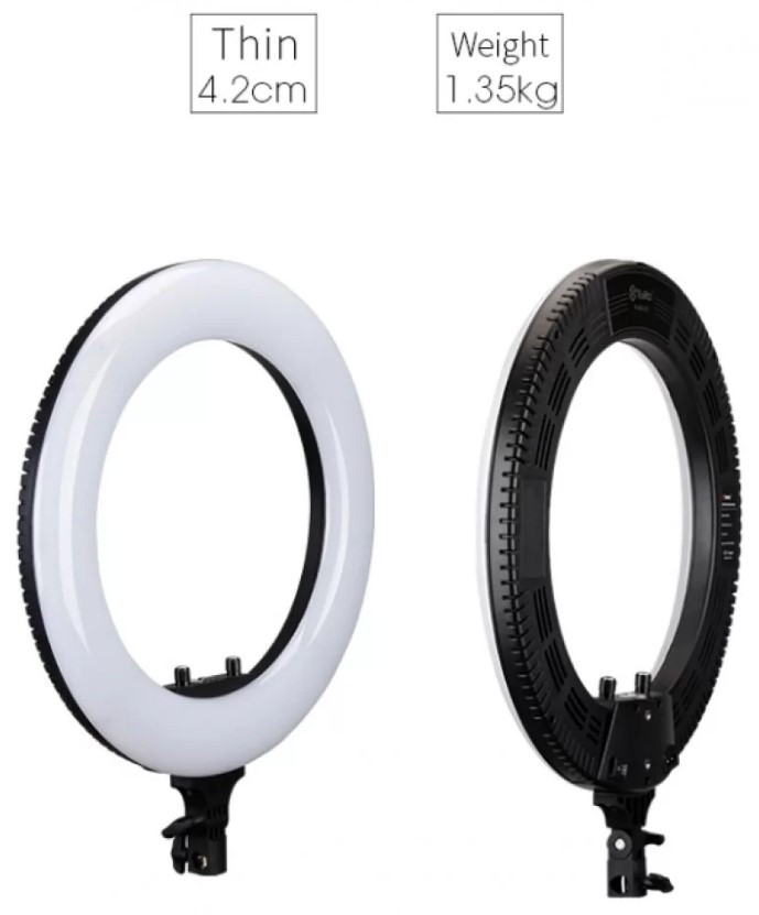 Кільцеве світло зі стійкою Tolifo R-48B-AC (58263)