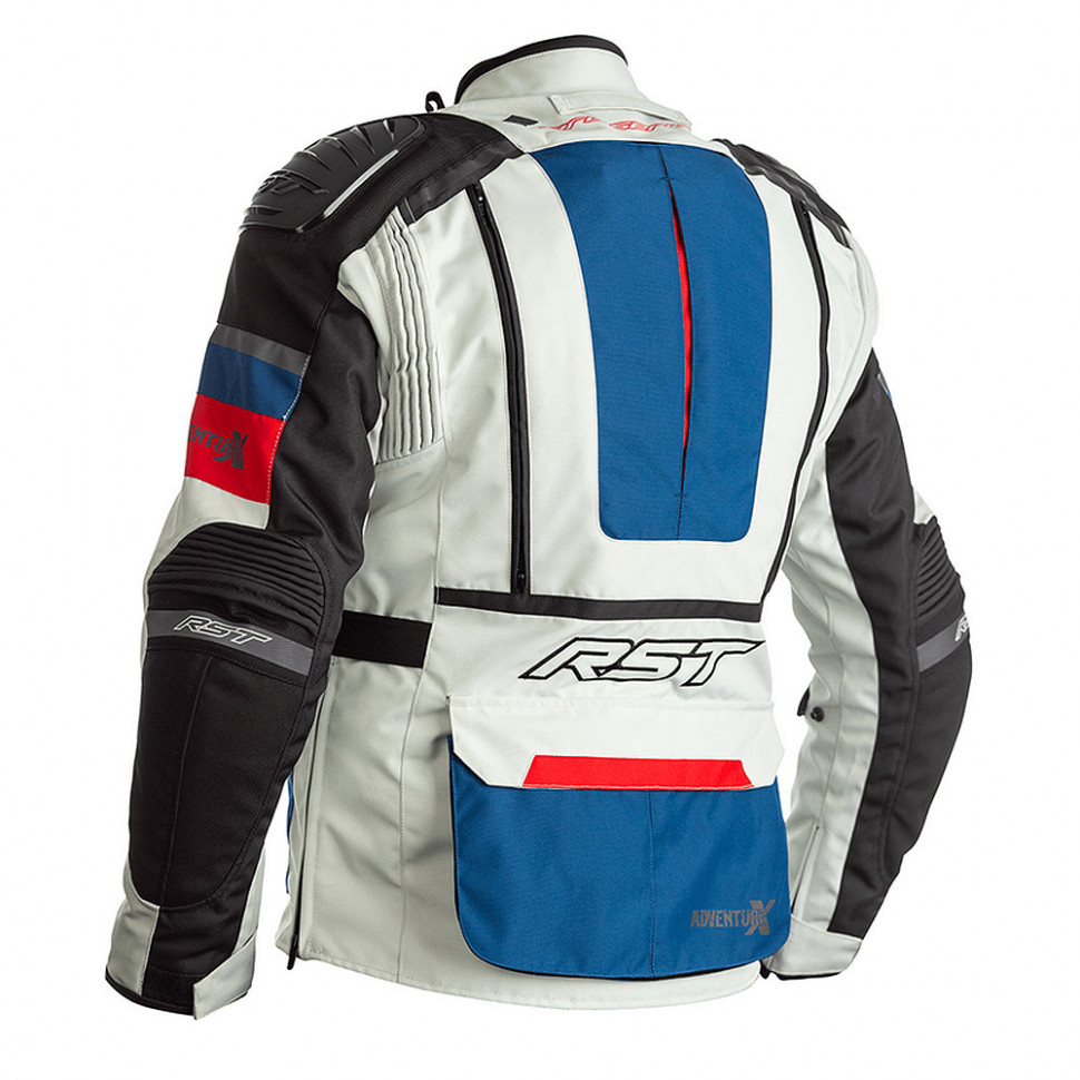 Мотокуртка мужская RST Pro Series Adventure-X CE Mens Textile Ice/Blue/Red