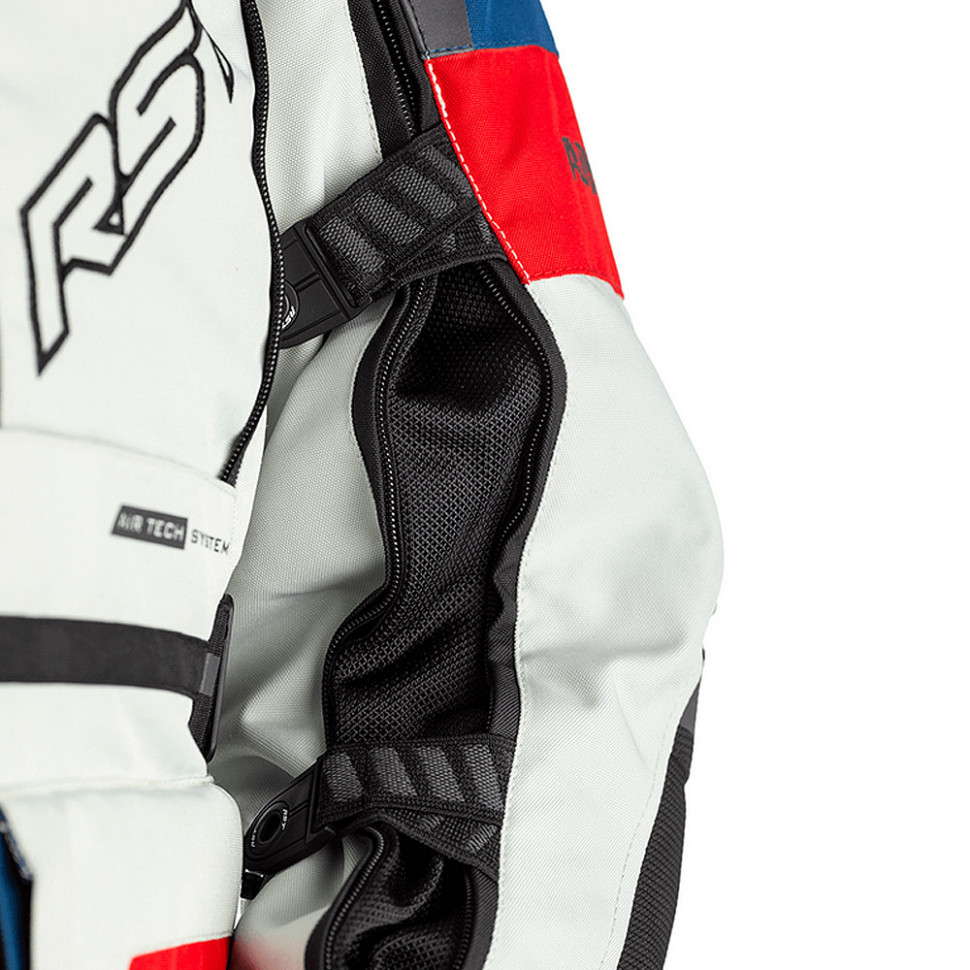 Мотокуртка мужская RST Pro Series Adventure-X CE Mens Textile Ice/Blue/Red