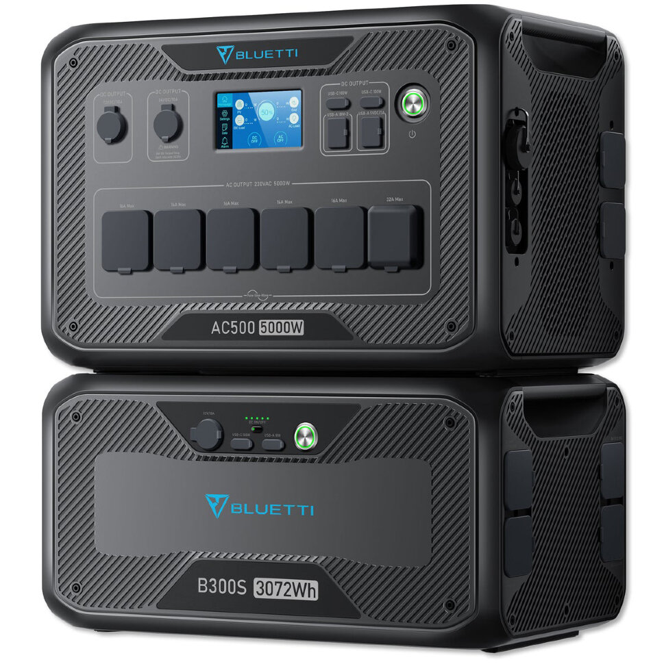 Комплект BLUETTI AC500 + B300S (3072 Вт·год / 5000 Вт)