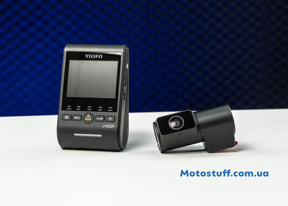 Видеорегистратор Viofo A329 4K 60FPS + 2К c GPS и камерой заднего вида