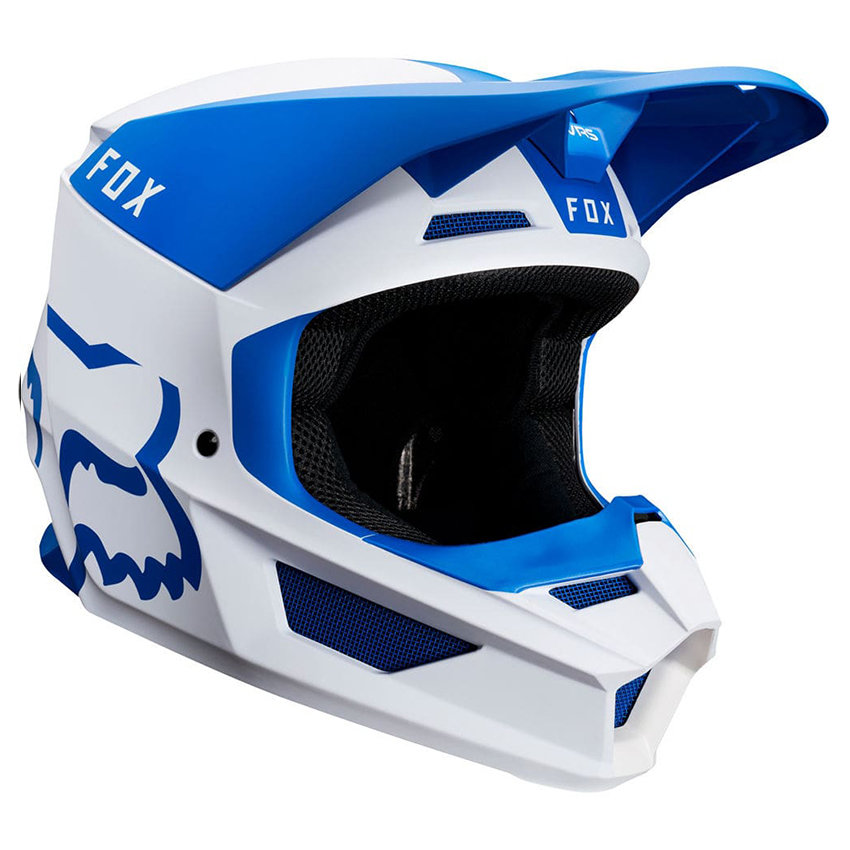 Мотошлем Fox V1 Mata Helmet Blue /White