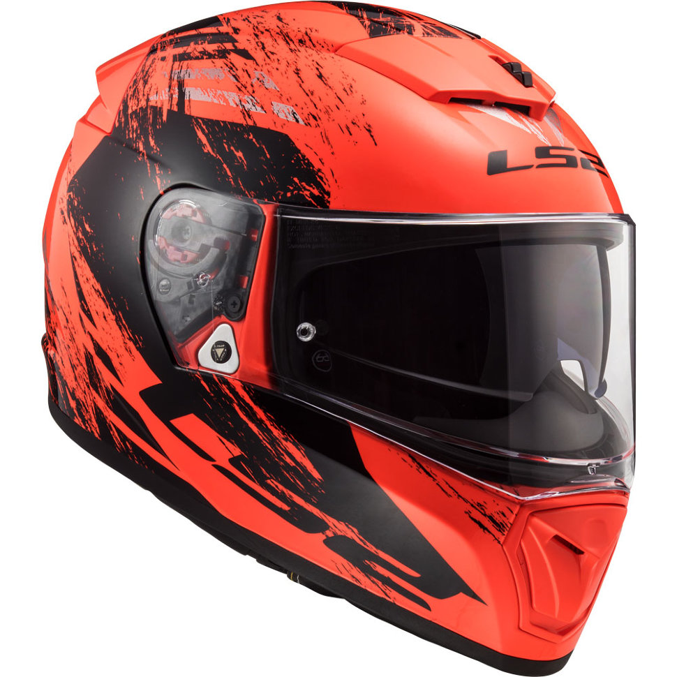 Мотошлем LS2 FF390 Breaker Swat Fluo Orange/Black
