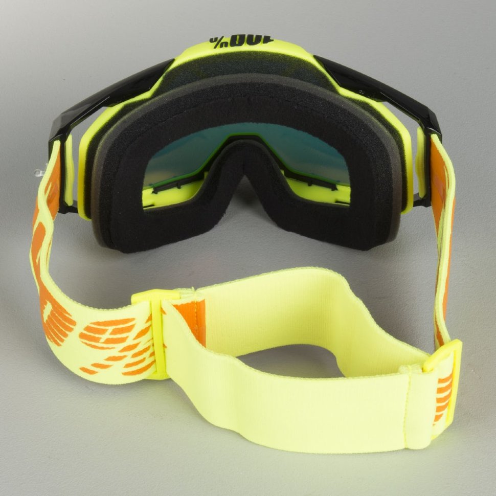 Мото очки 100% Racecraft Attack Yellow Mirror Lens Red (50110-026-02)