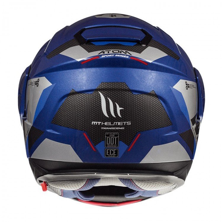 Мотошлем MT Helmets Atom SV Transcend Blue/Grey/Black