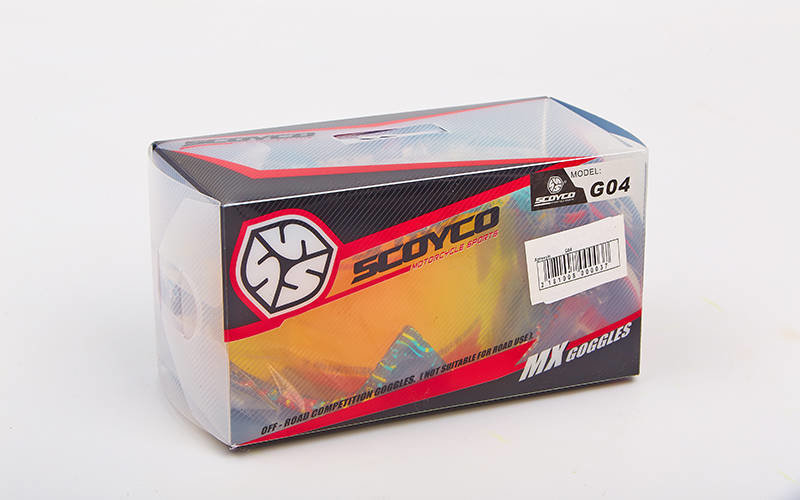 Мото очки Scoyco G04 Red