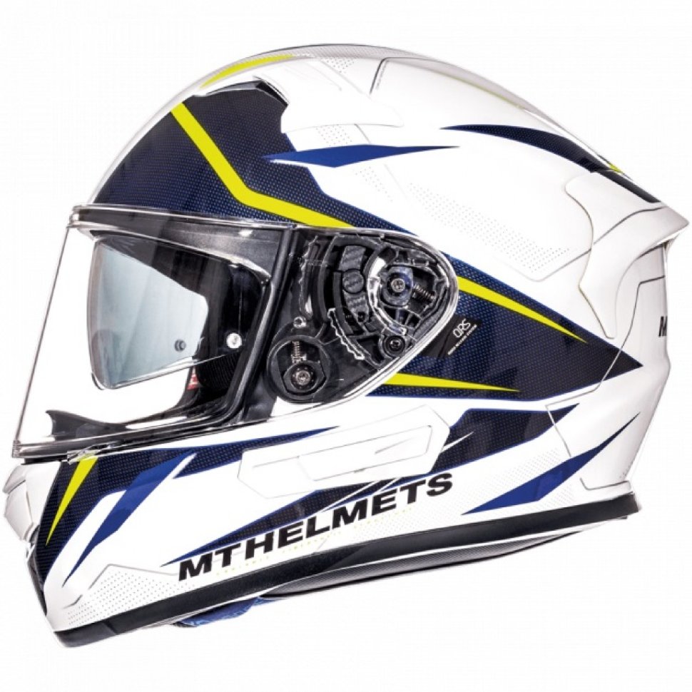 Мотошлем MT Helmets KRE SV Intrepid Gloss Pearl Fluor Yellow