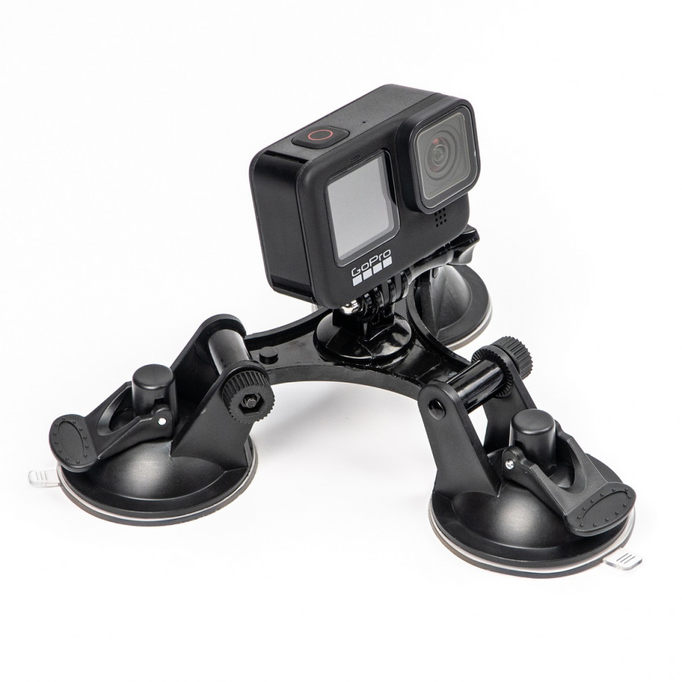 Тройная присоска средняя MSCAM Removable Tri-Angle Suction Cup для экшн камер GoPro, SJCAM, DJI