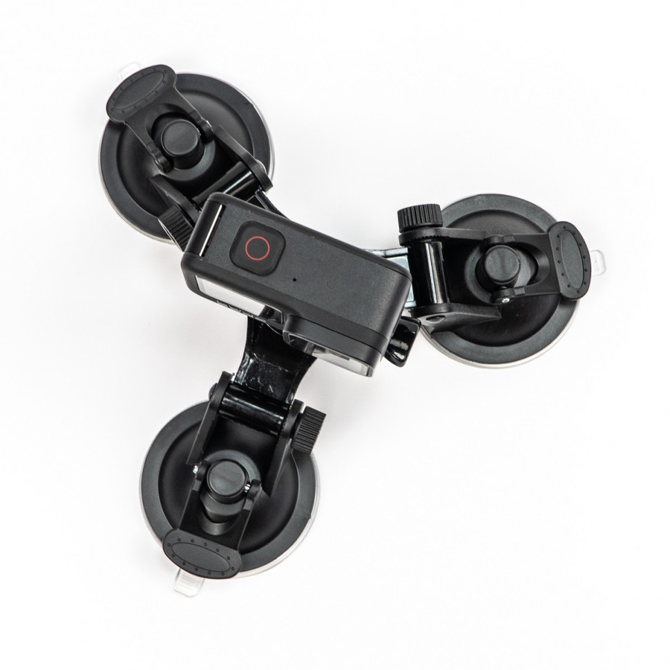 Тройная присоска средняя MSCAM Removable Tri-Angle Suction Cup для экшн камер GoPro, SJCAM, DJI