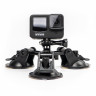 Тройная присоска средняя MSCAM Removable Tri-Angle Suction Cup для экшн камер GoPro, SJCAM, DJI