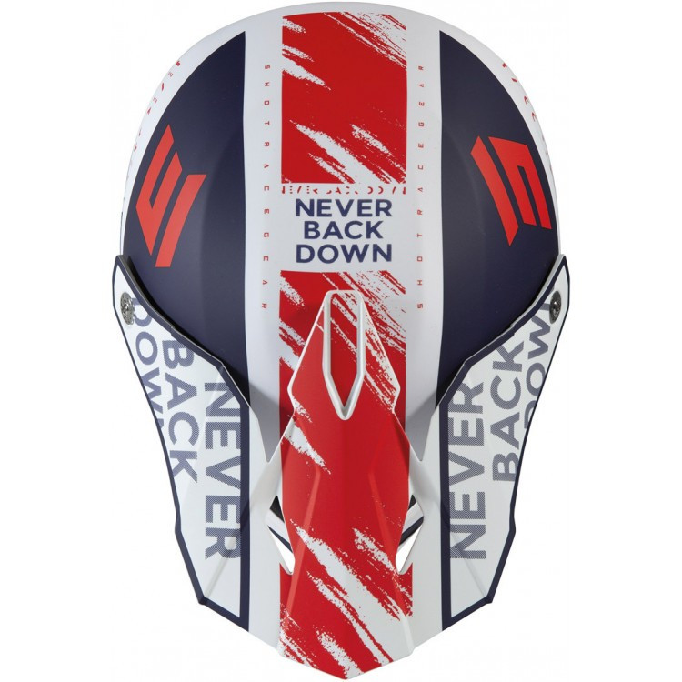 Детский мотошлем Shot Racing Furious Draw Kids Blue/Red