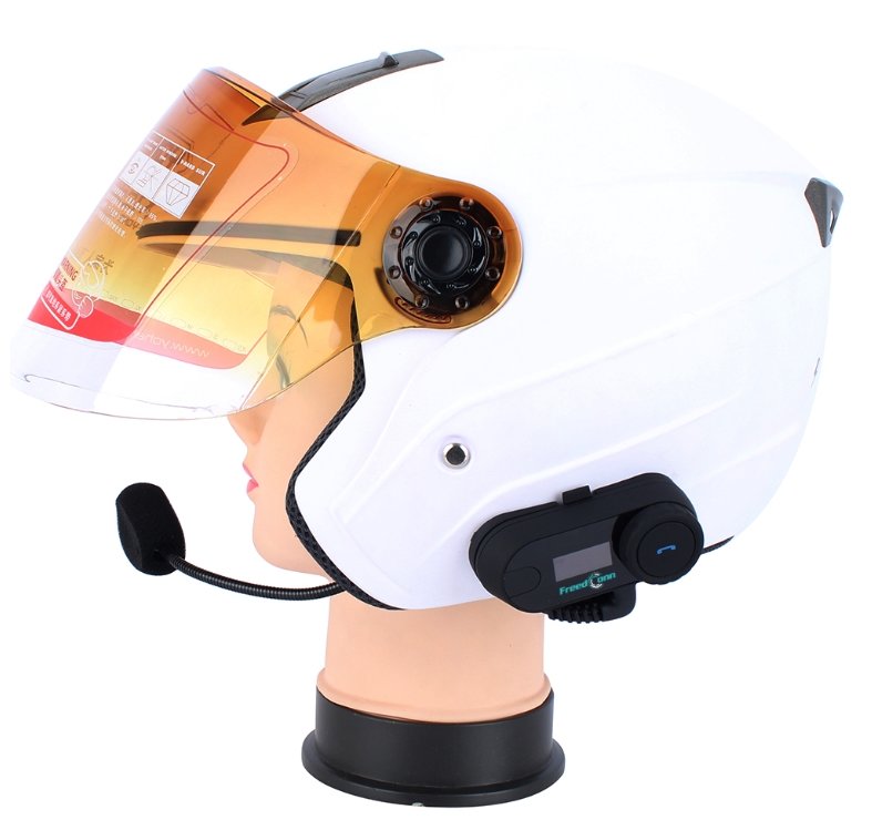 Мотогарнитура FreedConn T-COM-SC c FM радио и LCD экраном