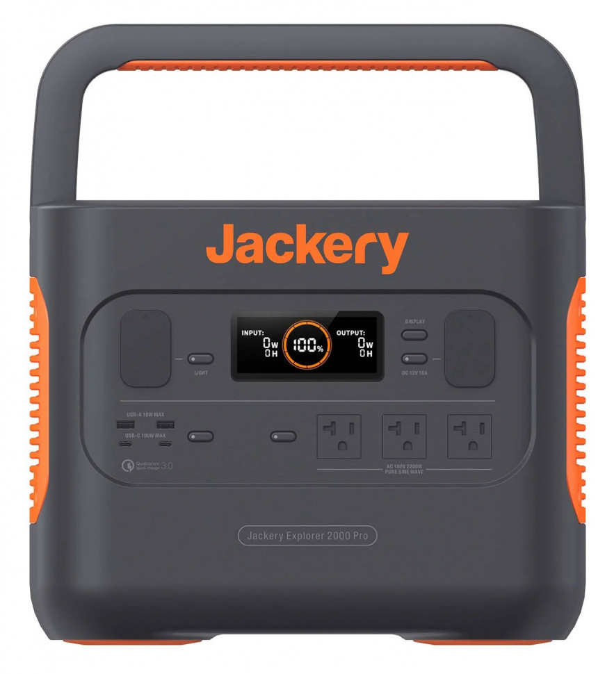 Портативна електростанція Jackery Explorer 2000 Pro (Explorer-2000-Pro) (2160 Вт·год / 2200 Вт)