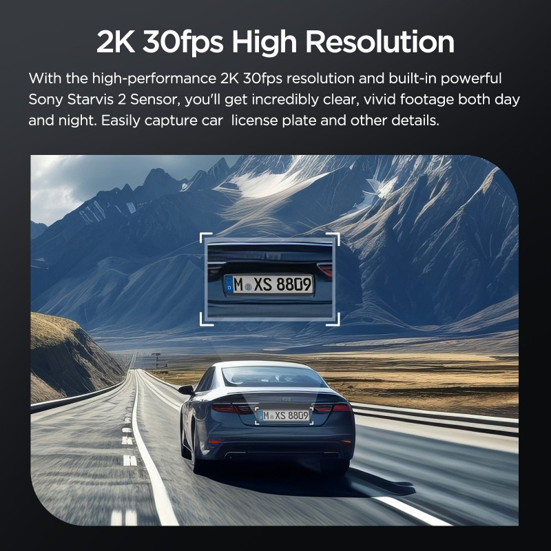 Видеорегистратор Viofo VS1 Mini 2K HDR с GPS и WiFi