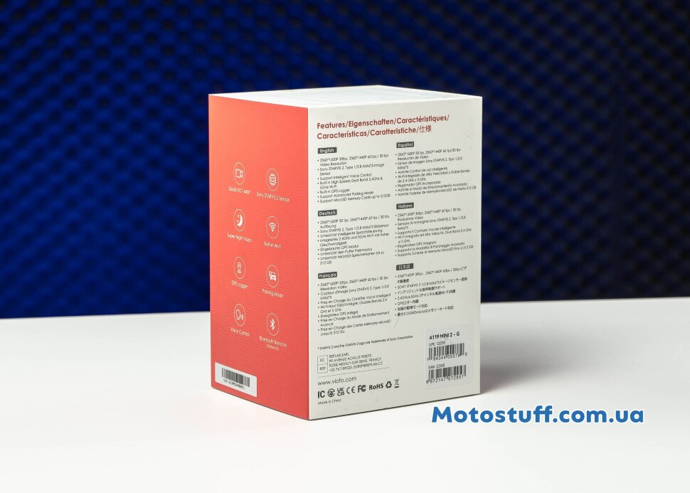 Видеорегистратор Viofo A119 MINI 2 2K 60FPS c GPS