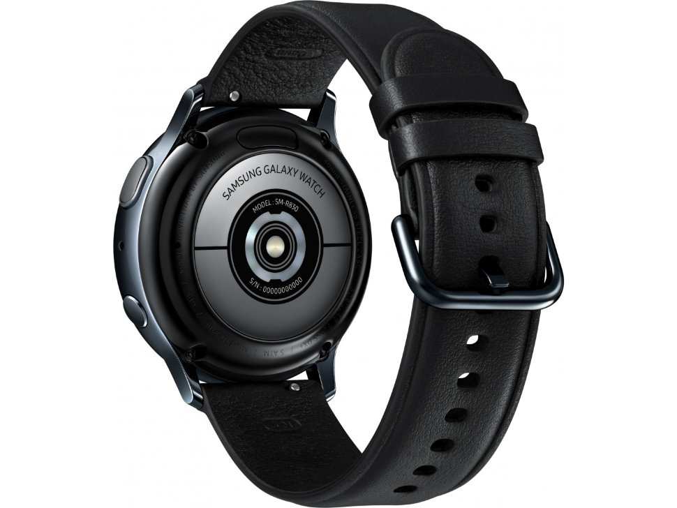 Смарт-часы Samsung Galaxy watch Active 2 Stainless steel (R830) Black (SM-R830NSKASEK)