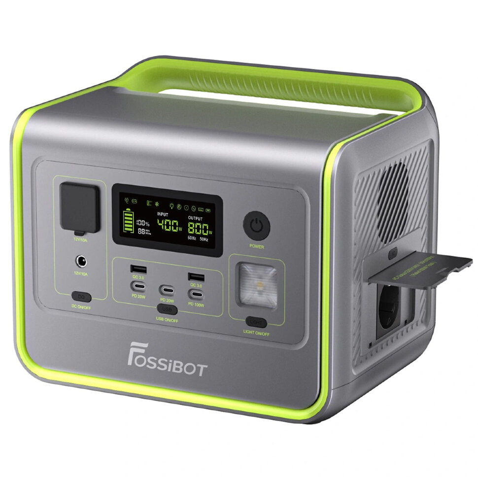 Зарядна станція Fossibot F800 (512 Вт·год / 800 Вт)