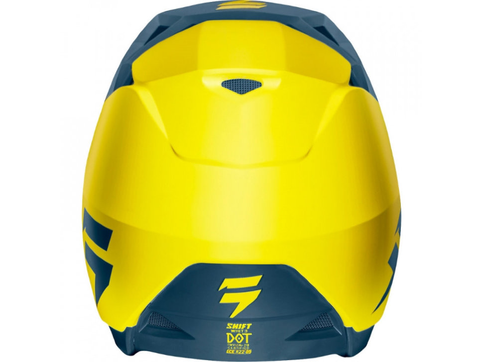 Мотошлем Shift Whit3 Helmet Yellow-Navy