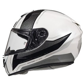 Мотошлем MT Helmets Rapide Duel D7 Gloss Pearl Silver