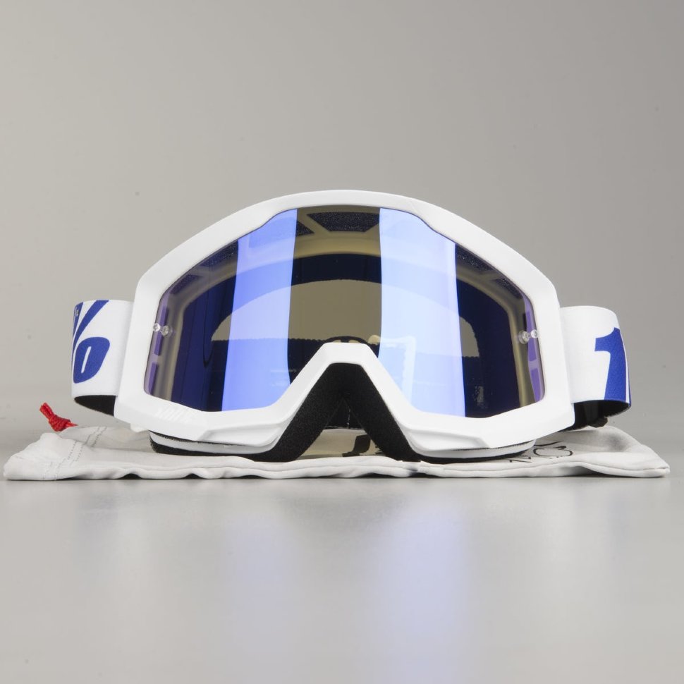 Мото очки 100% Strata Equinox Mirror Lens Blue (50410-237-02)