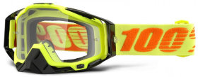 Мото очки 100% Racecraft Attack Yellow Clear Lens (50100-026-02)