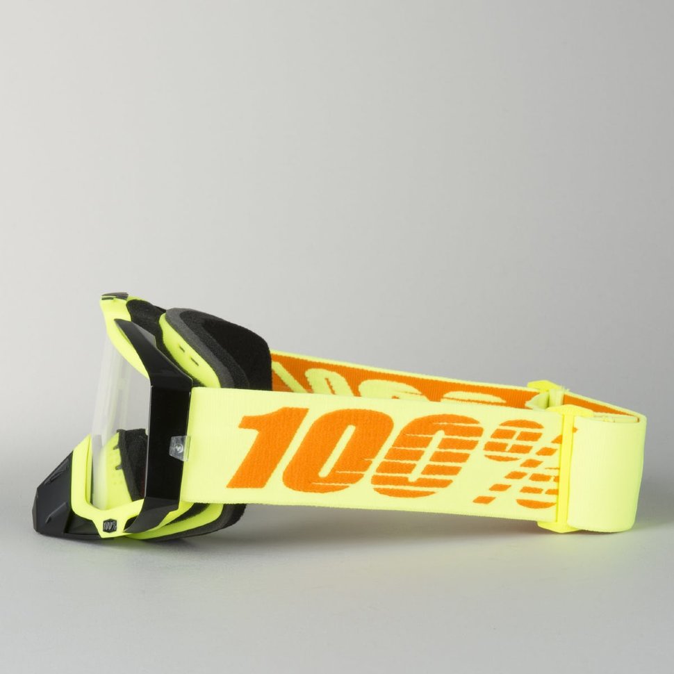 Мото очки 100% Racecraft Attack Yellow Clear Lens (50100-026-02)