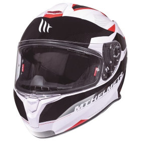 Мотошлем MT Helmets Targo Enjoy White /Black /Red