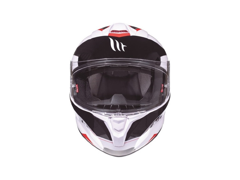 Мотошлем MT Helmets Targo Enjoy White/Black/Red